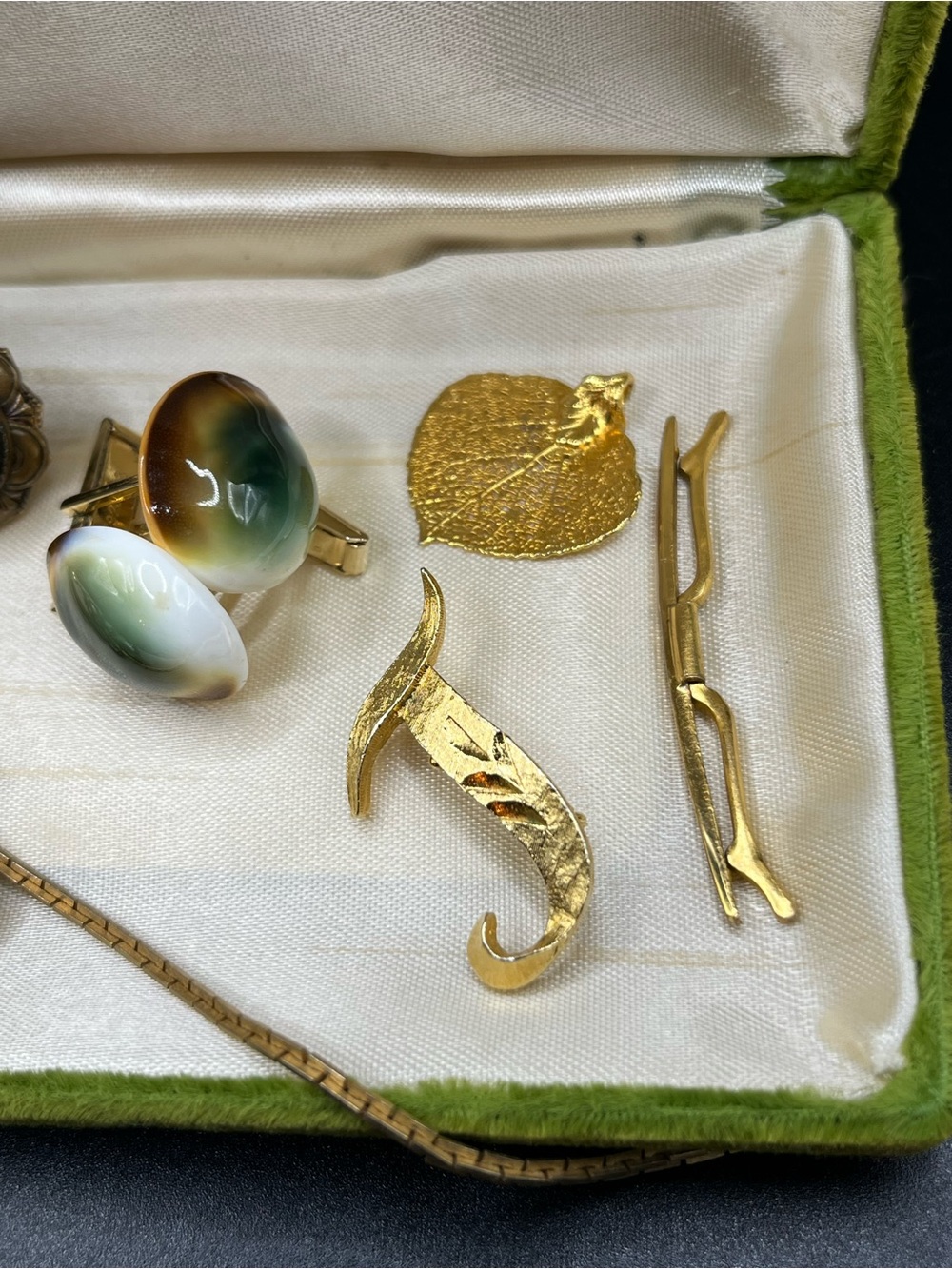 Vintage Antique Junk Drawer Jewelry Lot - repair, repurpose GF - Picture 2 of 10